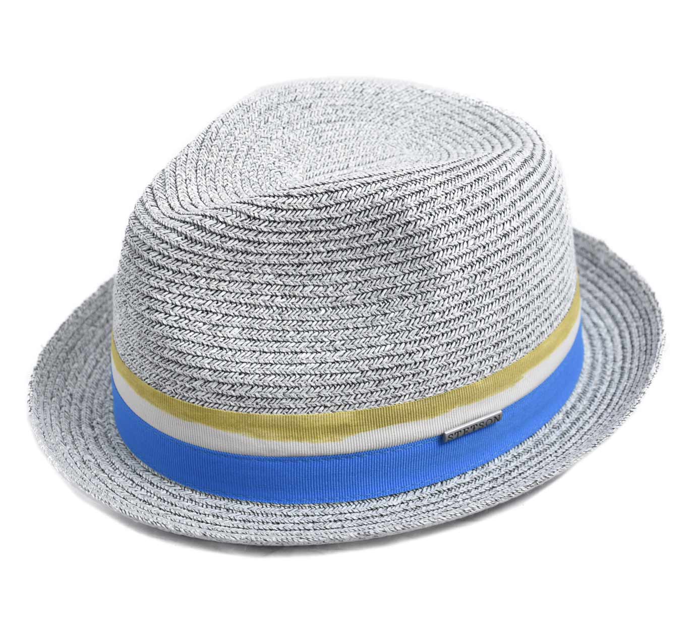 chapeau paille Stetson Striped Ribbon Player chapeau paille Stetson Striped Ribbon Player