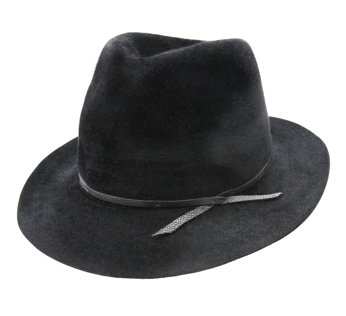 Chapeau Move Roma black rabbit 1 Chapeau Move Roma black rabbit 1