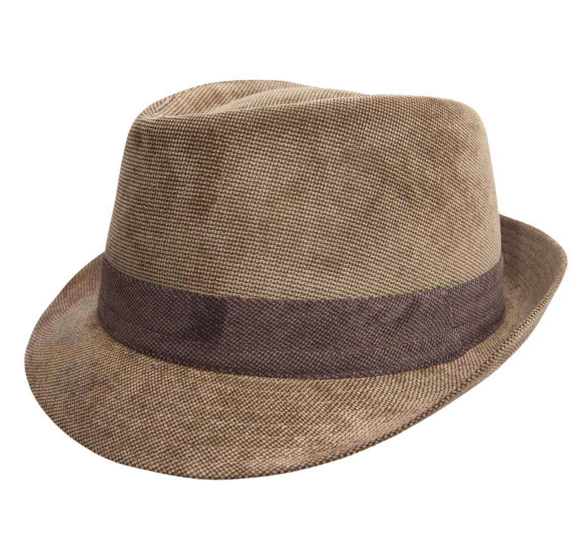 Chapeau Gris Classic Trilby Velour Chapeau Gris Classic Trilby Velour