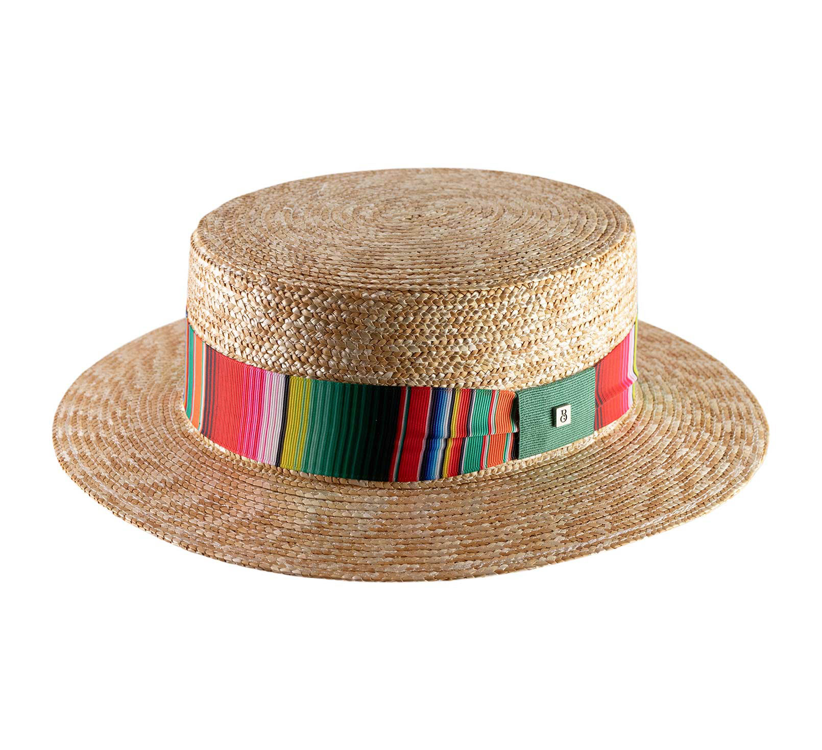 chapeau canotier coloré