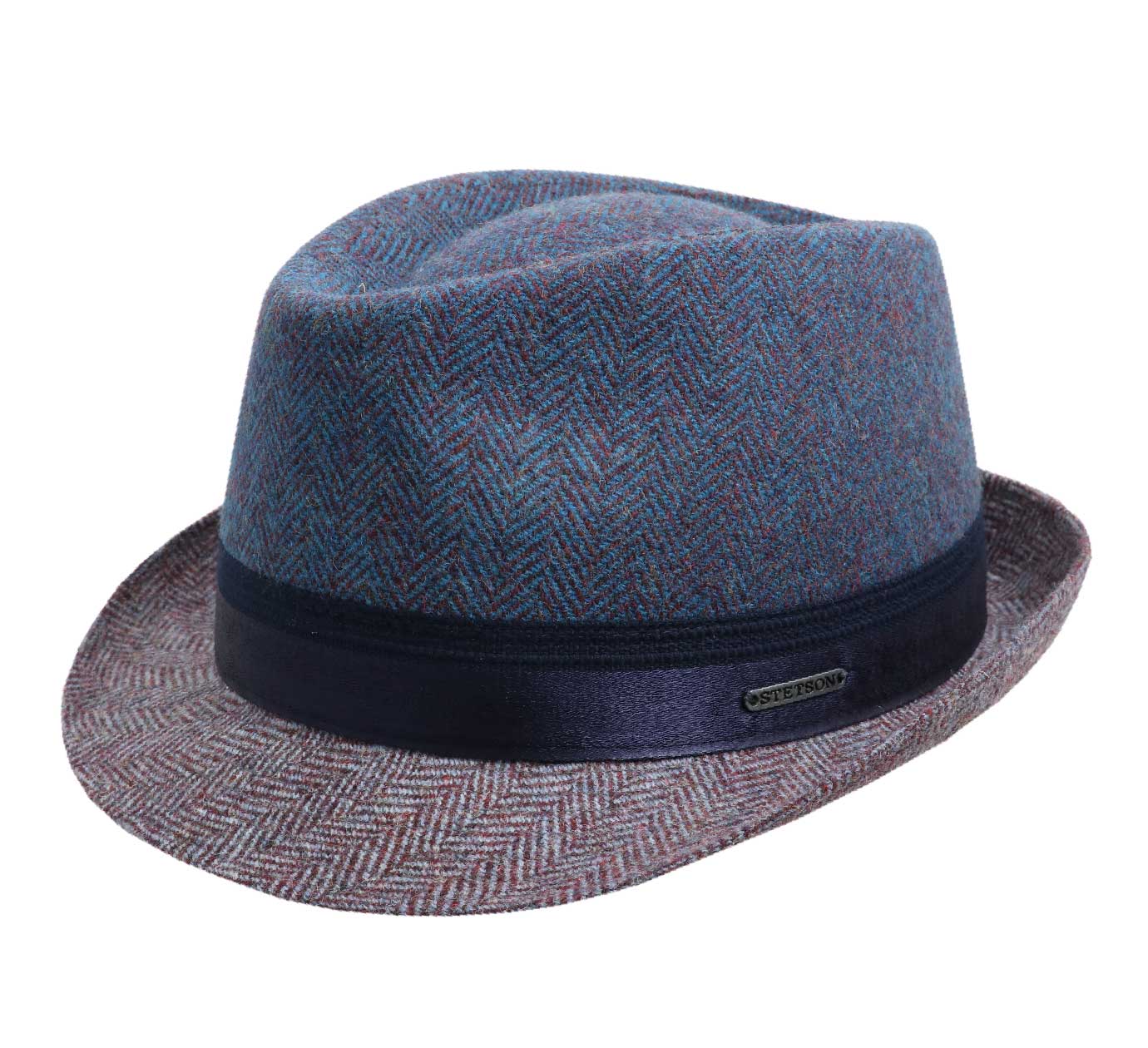 chapeau trilby Stetson Osceola Herringbone chapeau trilby Stetson Osceola Herringbone