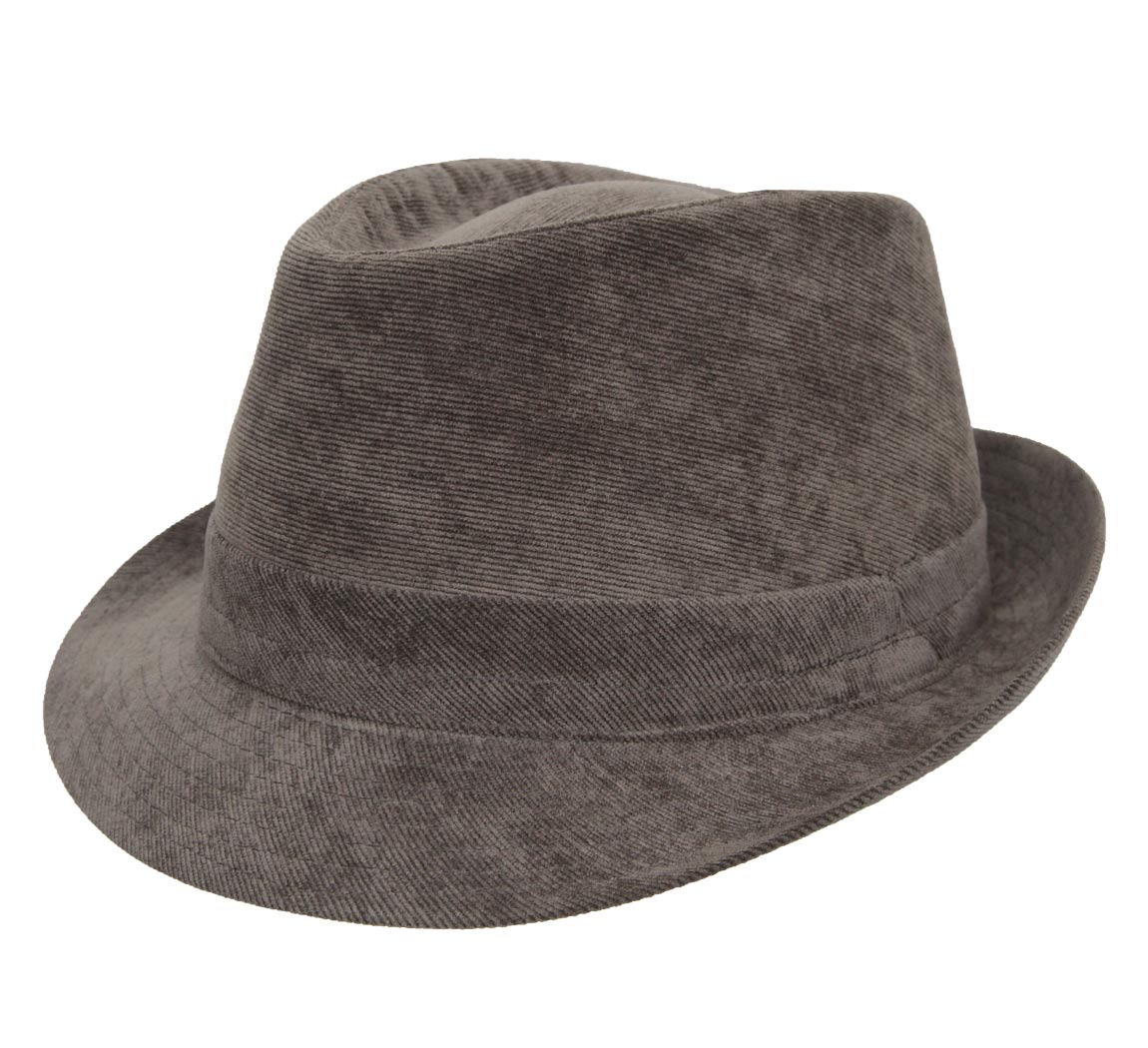 Chapeau Gris Classic Trilby Velour Chapeau Gris Classic Trilby Velour