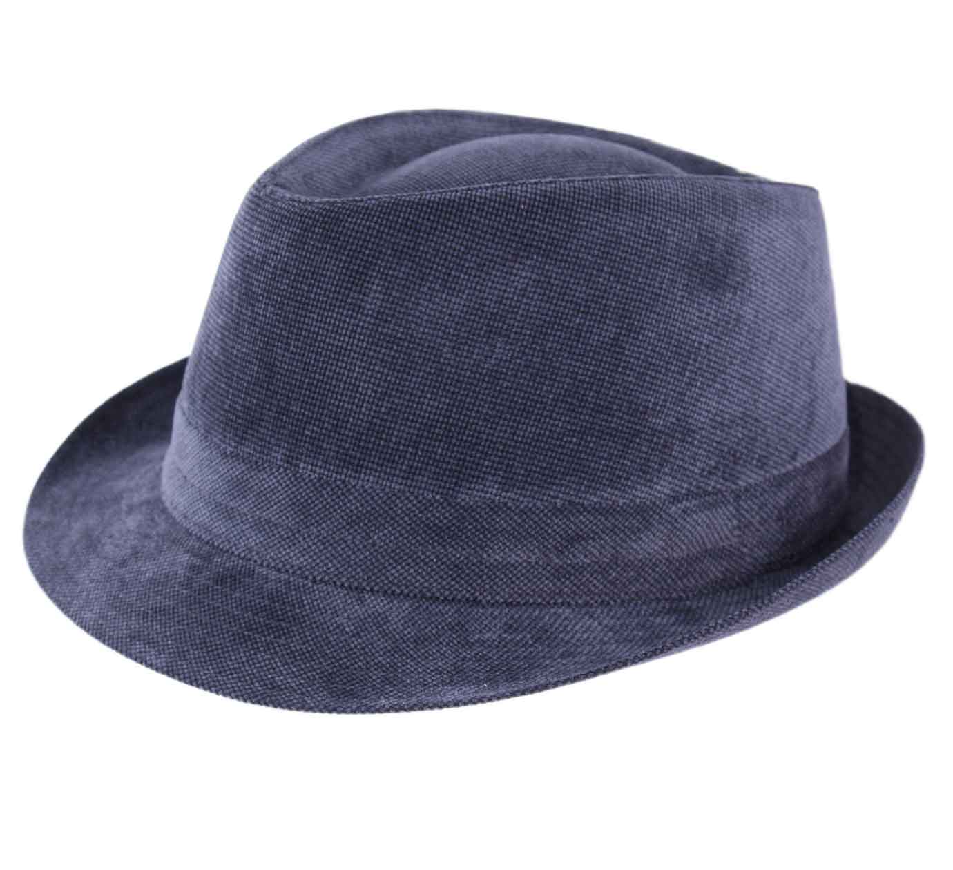 Chapeau Gris Classic Trilby Velour Chapeau Gris Classic Trilby Velour