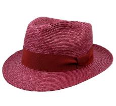 Classic fedora paille