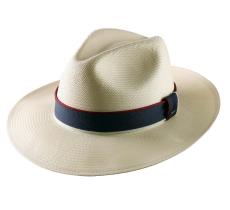petit enroulable 57 cm Equateur Chapeau Panama tissés à la main Grade 8 de paille
