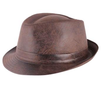 Chapeau Trilby Cuir Homme ou Femme Classic Trilby Skye Classic Italy